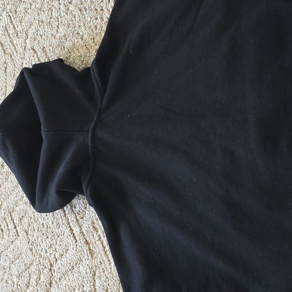 Garage Black Cropped Zip Hoodie Size Large - Picture 6 of 9